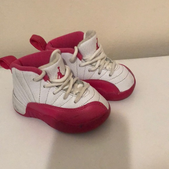 Jordan Other - Pink and white toddler Jordan 12s size 5C